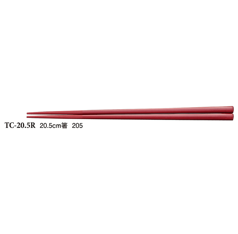 KYOEI ONLINE STORE / PPS 21.5cm角箸 あずき TC-21.5R(215mm)スリーライン