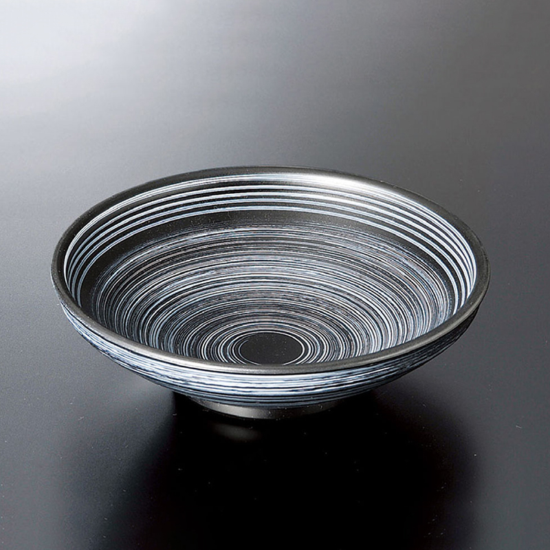 KYOEI ONLINE STORE / 耐熱ABS 十方丸鉢 和器彩才 黒／渦紋 TFB