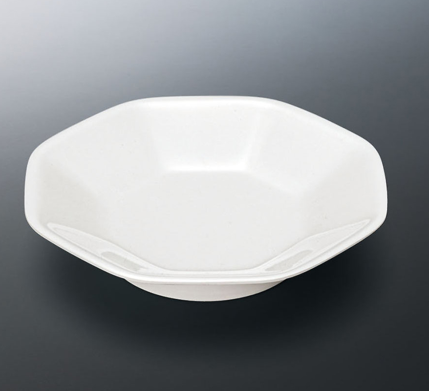 KYOEI ONLINE STORE / バイオマスメラミン 八角皿 アイボリー C-527I
