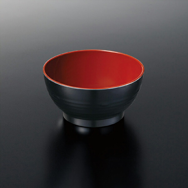 KYOEI ONLINE STORE / メラミン 小吸物椀 (身) 黒内朱 GW-334⇒GW