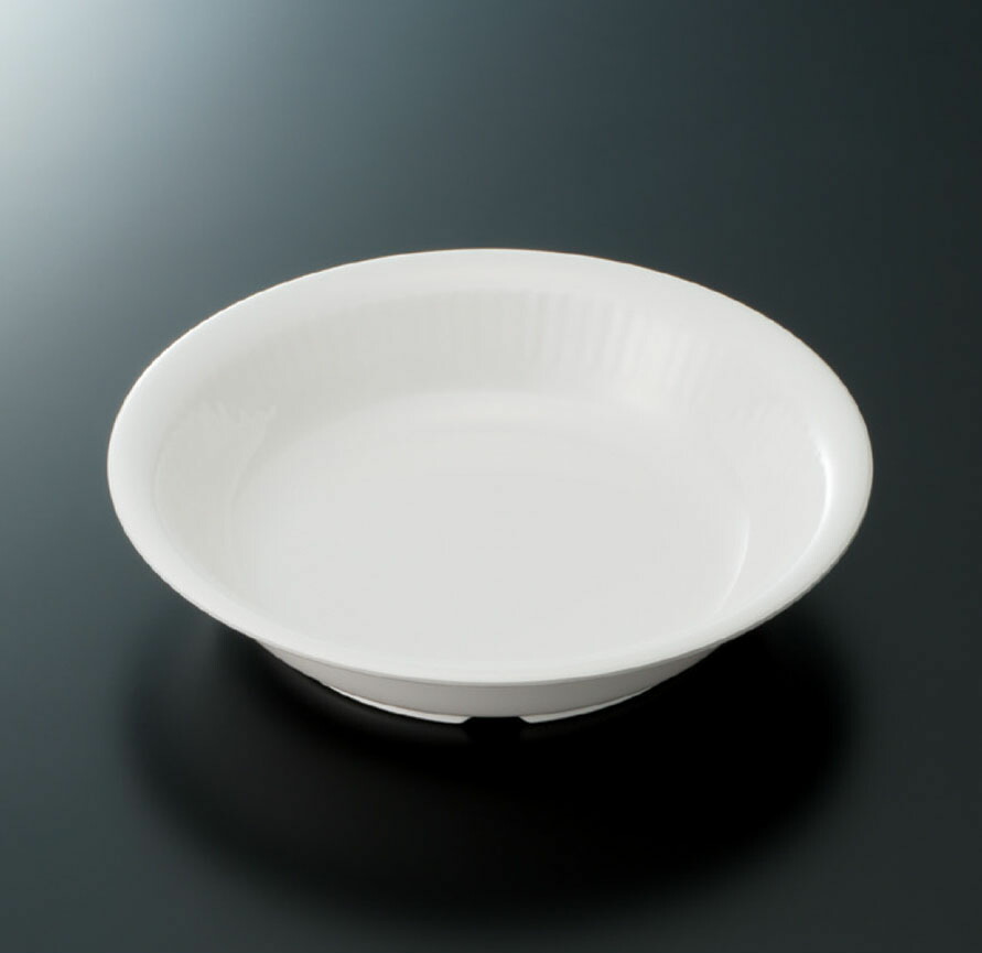 KYOEI ONLINE STORE / メラミン 23cmスープ皿 ハーモニー アイボリー L