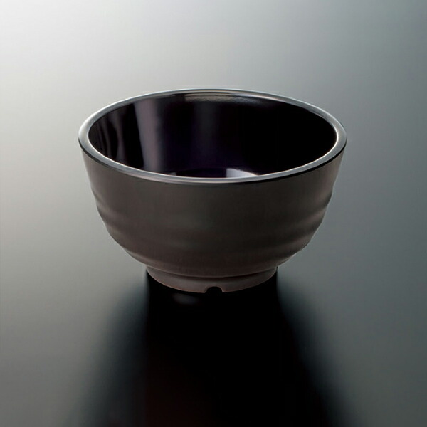 KYOEI ONLINE STORE / メラミン 15cm丼 溜内黒 M-150TMK(150φ×H76mm