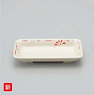 KYOEI ONLINE STORE / メラミン 角皿 こもれび M-136KM(113×182×H27mm