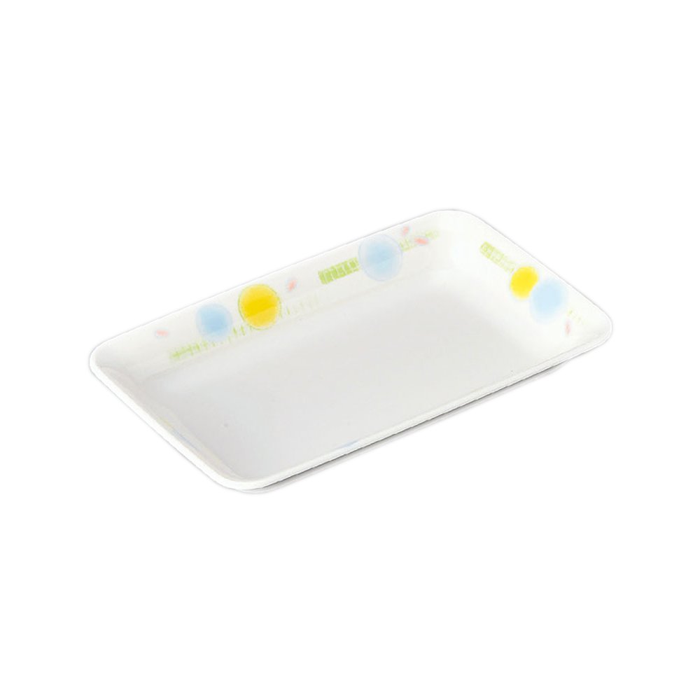 メラニン食器 角皿 27枚セット 業務用 スリーライン KYOEI ONLINE STORE / メラミン 角皿 こもれび M-136KM(113×182×H27mm