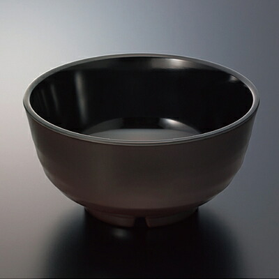 KYOEI ONLINE STORE / メラミン 15cm丼 溜内黒 M-150TMK(150φ