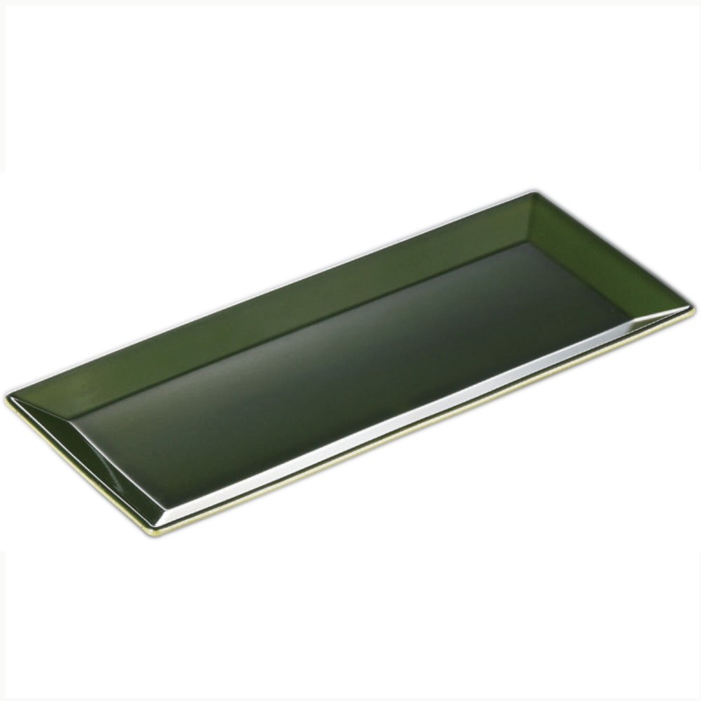 KYOEI ONLINE STORE / メラミン 30cm長角皿 彩(いろどり) 緑翠 M-29EA