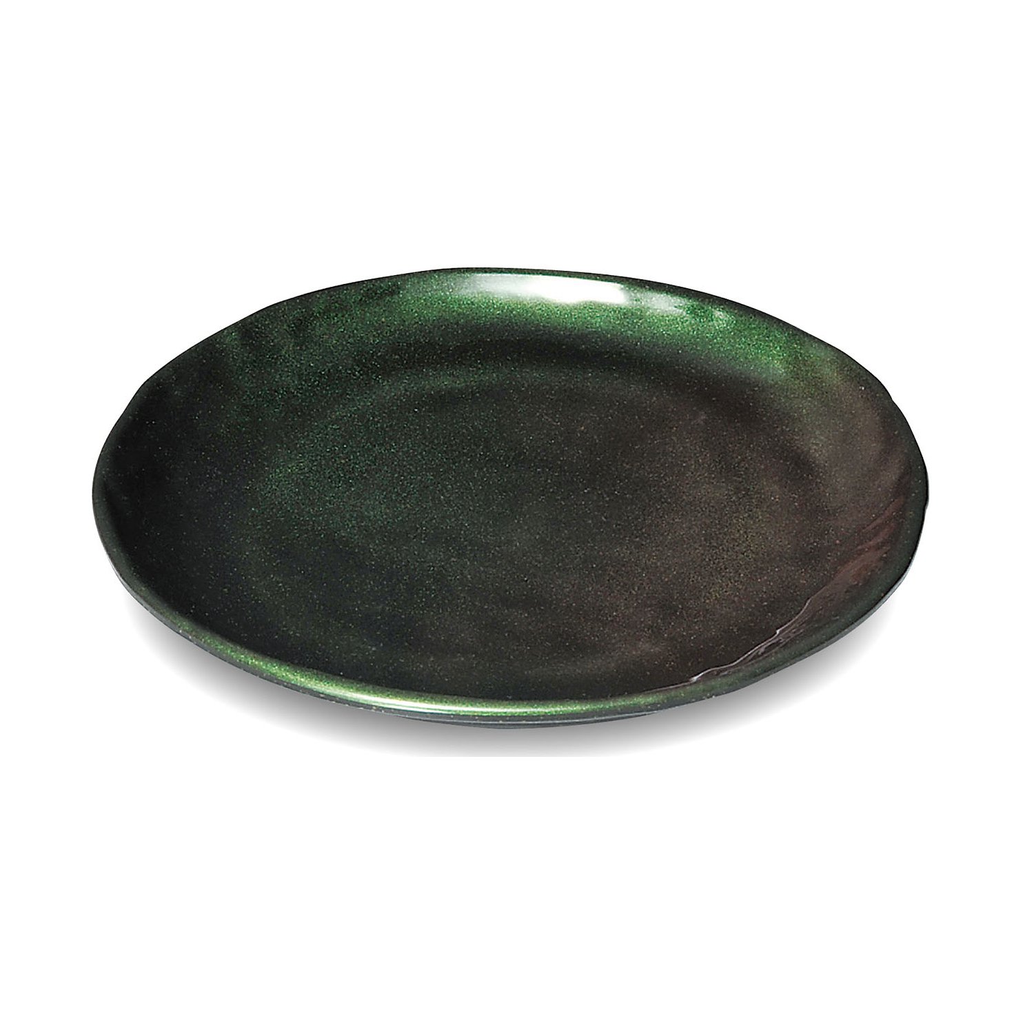 KYOEI ONLINE STORE / メラミン 16.5cm丸皿 黒釉 M-488KYU(162×164 