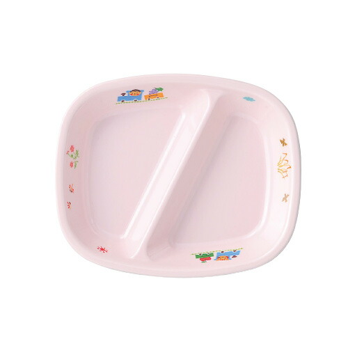 KYOEI ONLINE STORE / メラミン 深丸仕切皿(すべり止め付) スノー