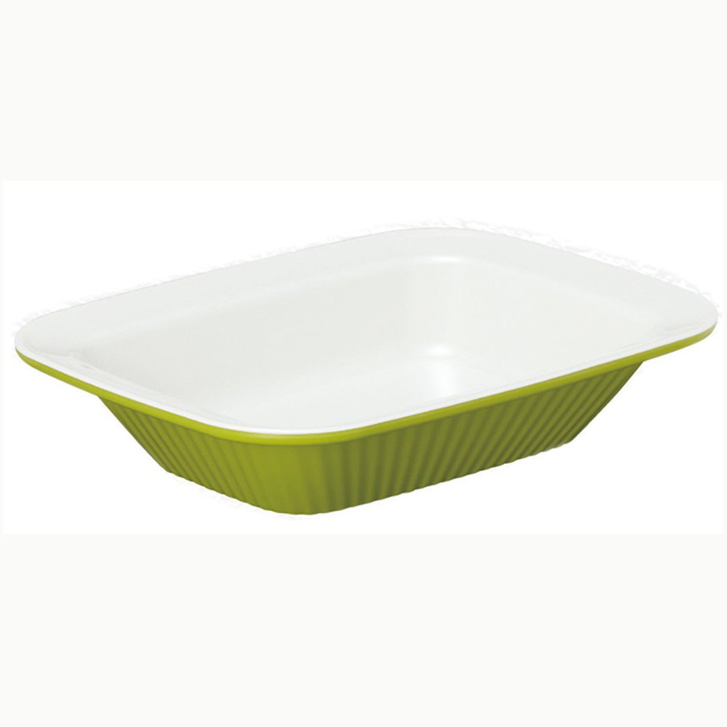 KYOEI ONLINE STORE / メラミン 角小鉢 カフェスタイル グリーン