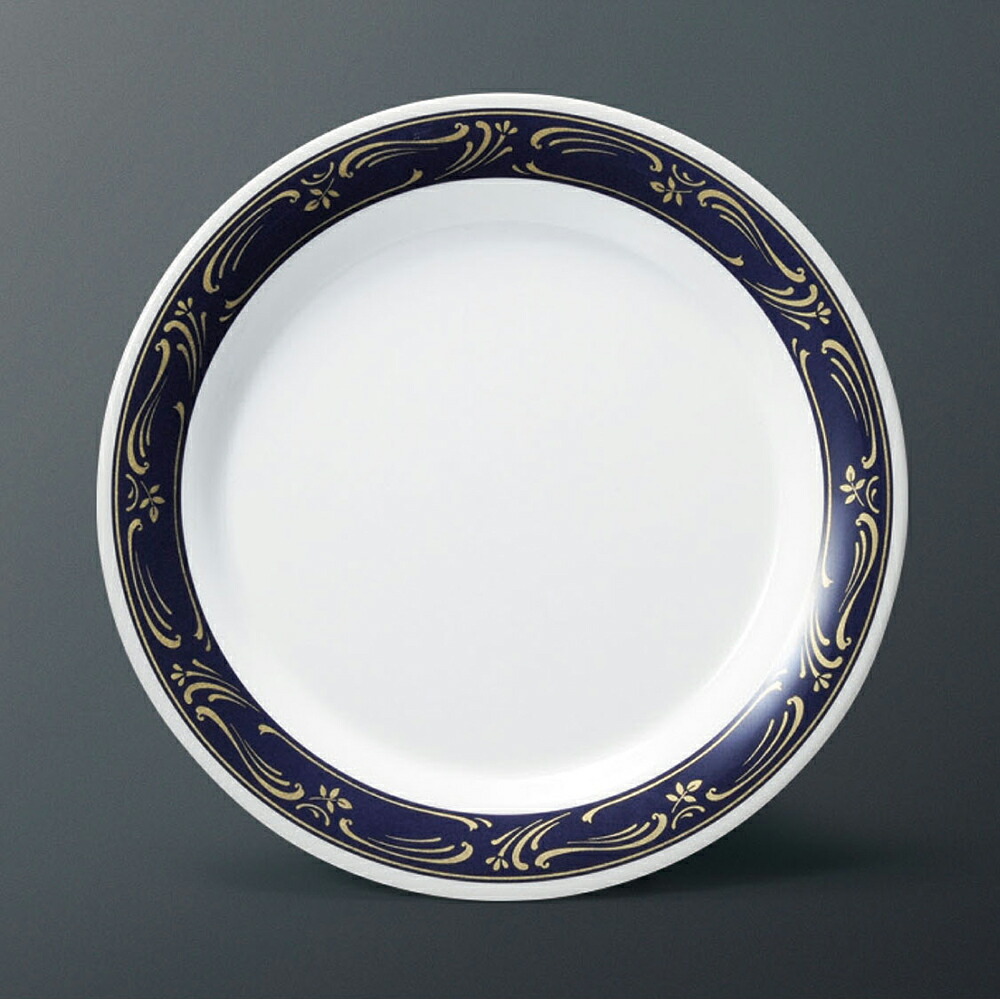 KYOEI ONLINE STORE / メラミン 26cmディナー皿 ゴールドウィッシュ N