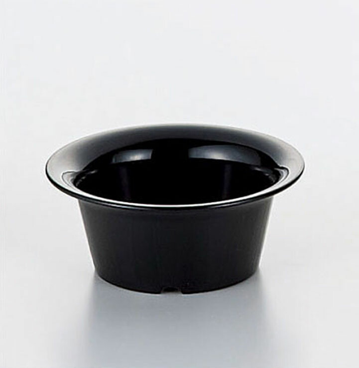 KYOEI ONLINE STORE / メラミン 小吸物椀 (身) 黒内朱 GW-235BK(103φ