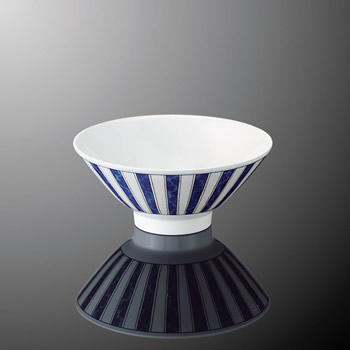 KYOEI ONLINE STORE / メラミン 飯茶碗 ストライプ 【受】 A8SP