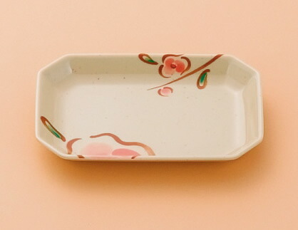 KYOEI ONLINE STORE / メラミン 角皿 ルビーズ G-792RU(110×155×H20mm