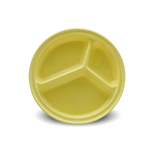 KYOEI ONLINE STORE / メラミン 深丸仕切皿 レモンイエロー M-611LY