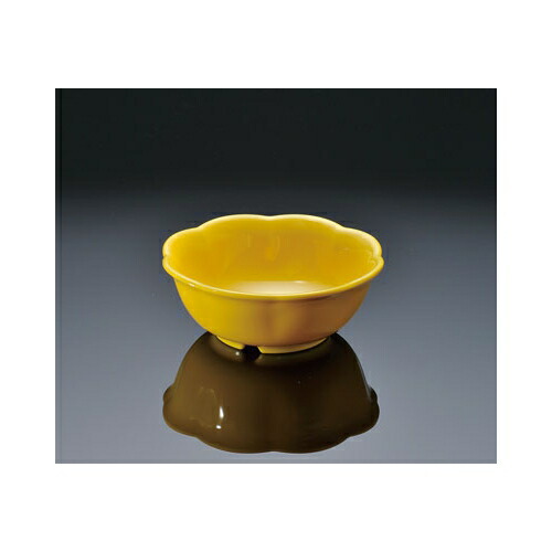 KYOEI ONLINE STORE / メラミン 花小鉢 器工房 イエロー 785-YR(96φ