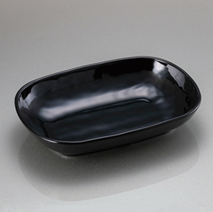 「L179」長期保管品 本鼈甲 耳付楕円深皿 食器 KYOEI ONLINE STORE / メラミン 楕円深皿・小 グレイッシュスノー GS