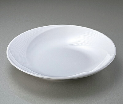 KYOEI ONLINE STORE / メラミン 21cm丸深皿 テラス ピュアブラック PB