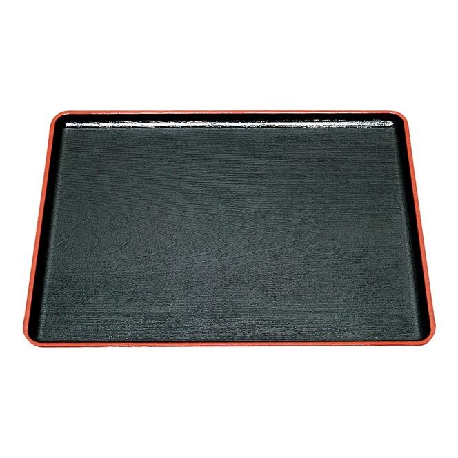 KYOEI ONLINE STORE / ABS ABS定食盆 黒天朱 【受】 155-2(290×370