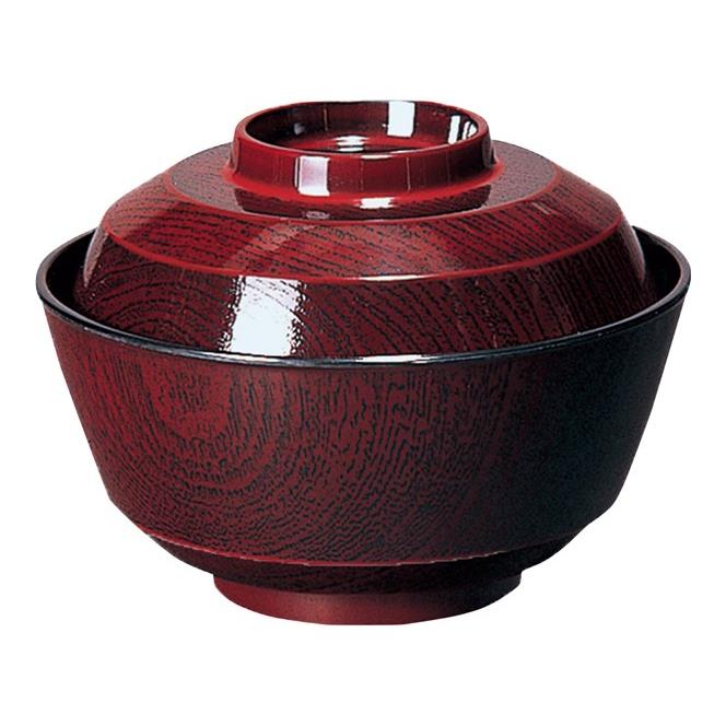 KYOEI ONLINE STORE / メラミン 段付丼 (身) 溜内黒 A20BTMB(142φ