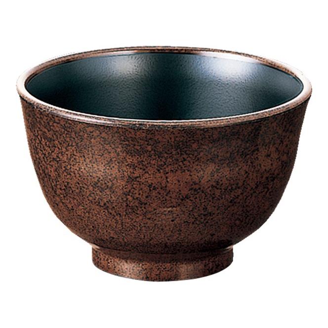 KYOEI ONLINE STORE / メラミン 多用丼 小 ブラウン/黒 A22BNB(120φ