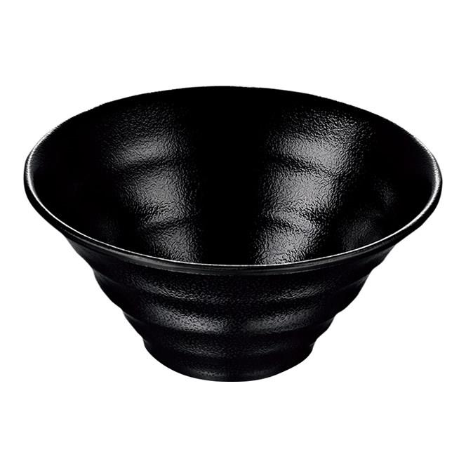 KYOEI ONLINE STORE / メラミン 切立麺鉢 大 黒 A87B(222φ×H105mm