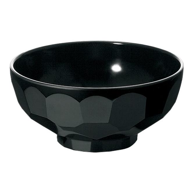 KYOEI ONLINE STORE / メラミン 亀甲椀 黒内朱 B13B/R(119φ×H56mm