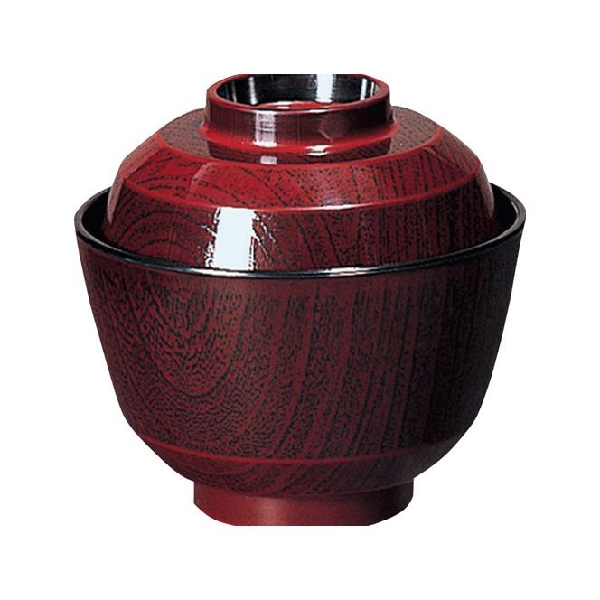 KYOEI ONLINE STORE / メラミン 羽反吸物椀 (身) 溜内黒