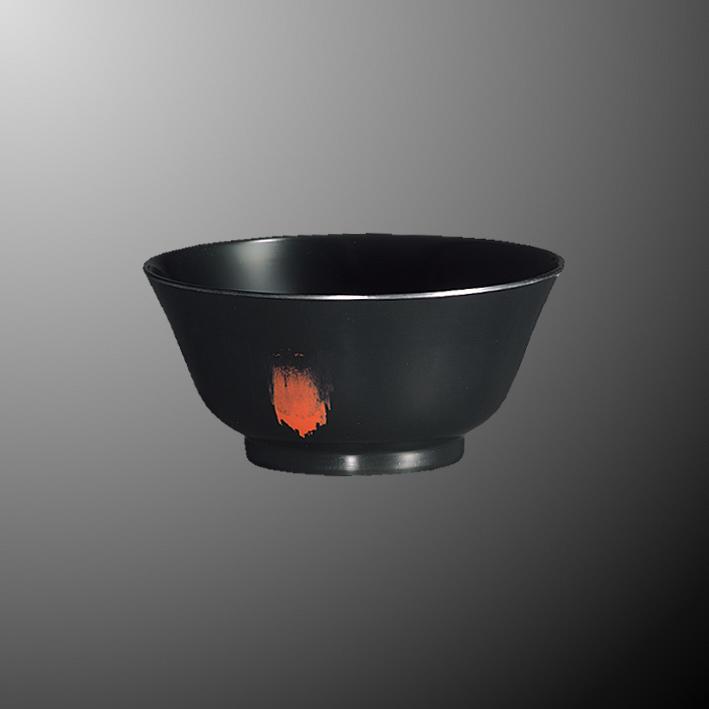 KYOEI ONLINE STORE / メラミン 給食汁椀 大 曙内黒 B1BRB(134φ×H63mm