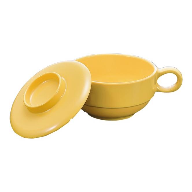 KYOEI ONLINE STORE / メラミン 柄付スープカップ (蓋) 高麗 C18CWI