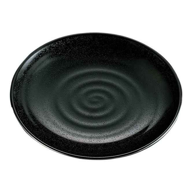 KYOEI ONLINE STORE / メラミン 六角皿 黒 D246B(136×154×H22mm)たくみ