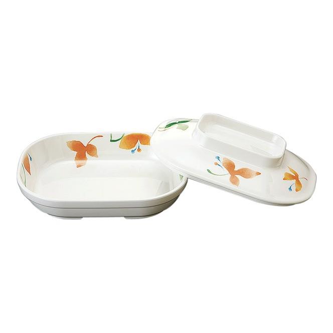 KYOEI ONLINE STORE / ファインメラミン HS なで角深皿 (身) 色葉DC