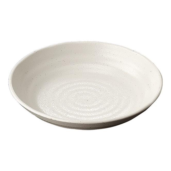 KYOEI ONLINE STORE / メラミン 20.5cm丸深皿 粉引 D259KOH(205φ×H41mm