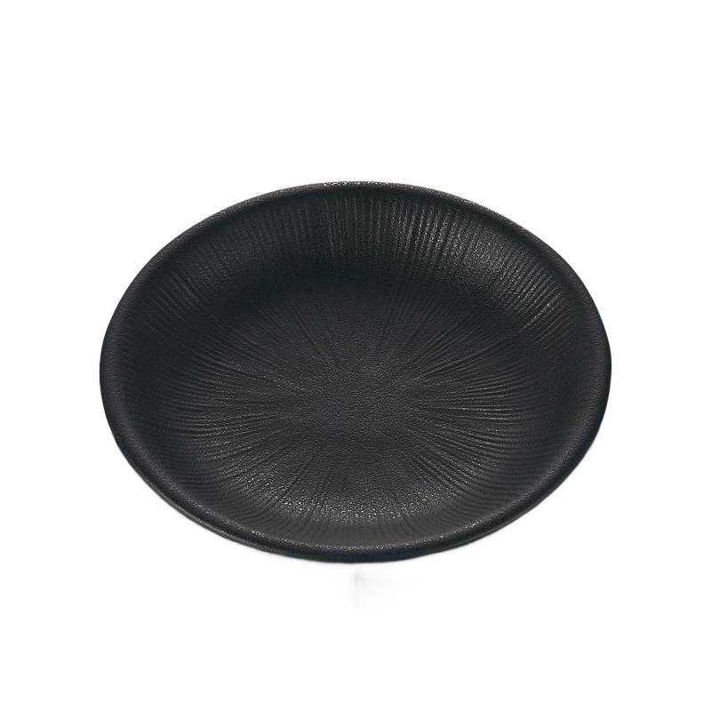 KYOEI ONLINE STORE / メラミン 六角皿 黒 D246B(136×154×H22mm)たくみ