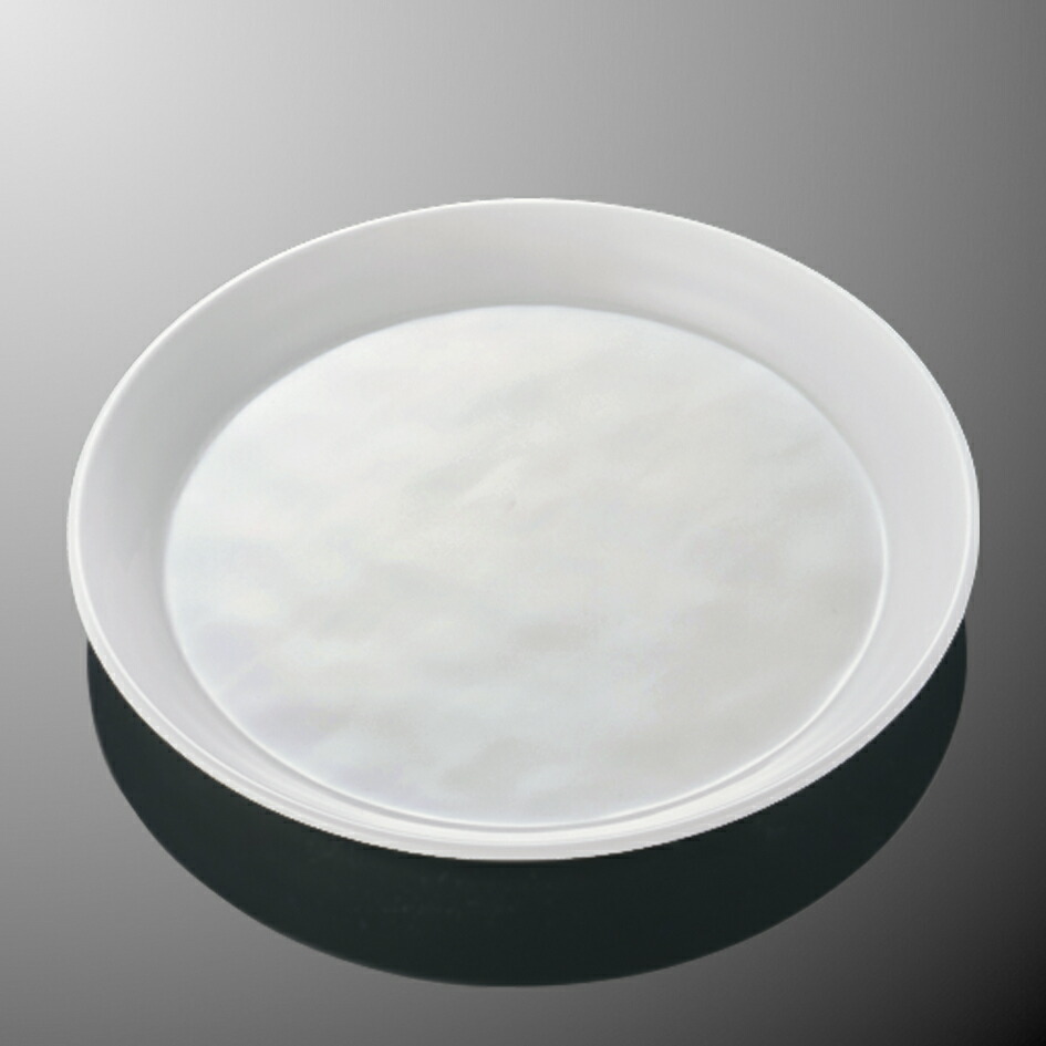 KYOEI ONLINE STORE / メラミン 26cm丸皿 ホワイトC E106WC(261φ×H30mm