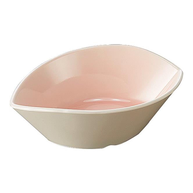 中国 丸形小鉢　u6230228 KYOEI ONLINE STORE / メラミン 丸深小鉢 小 乳白/ピンクC