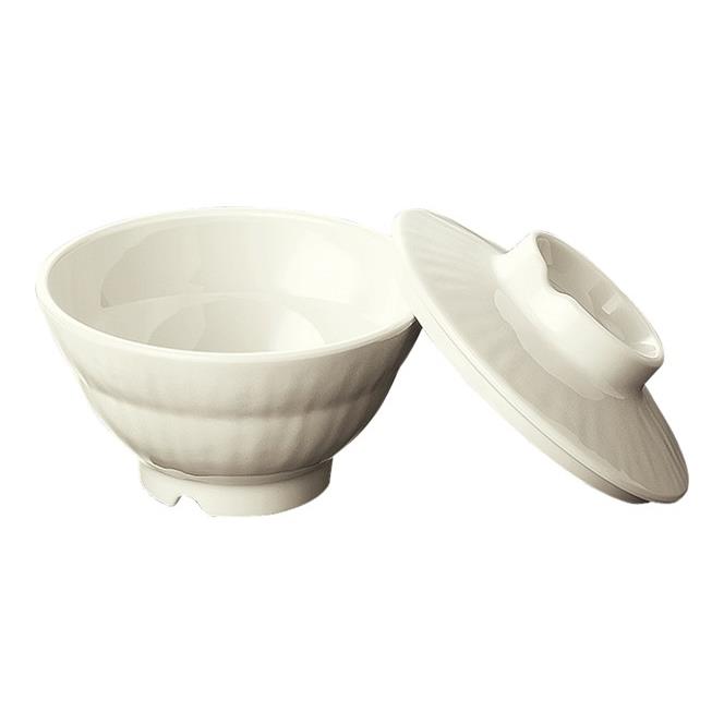 KYOEI ONLINE STORE / レンジアップメラミン 飯碗 中 (蓋) 乳白