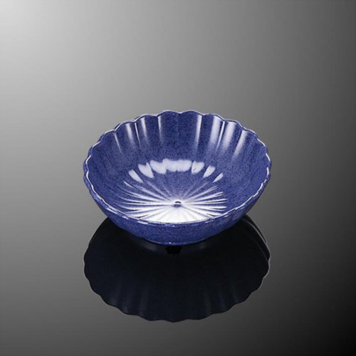KYOEI ONLINE STORE / メラミン 菊割小鉢 ブルー G26BU(113φ×H34mm