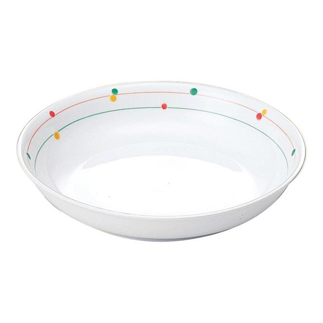 KYOEI ONLINE STORE / 高強化磁器 20cmカレー皿 サークル 【受