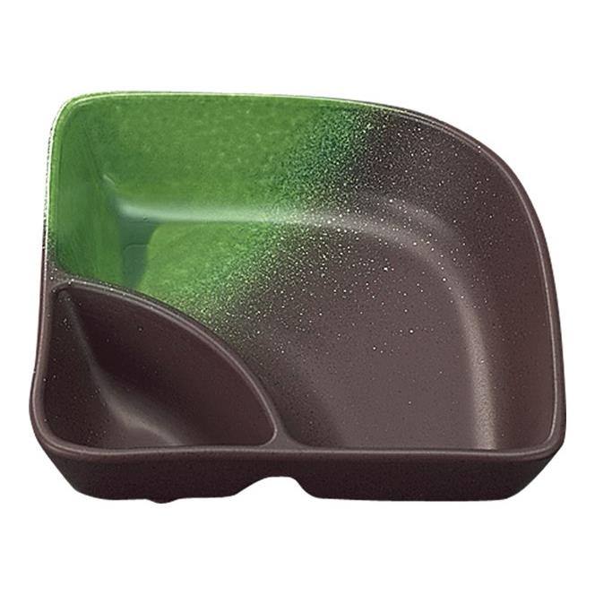 KYOEI ONLINE STORE / PBT（漆器） 仕切付角小鉢 岩オリベ 【受