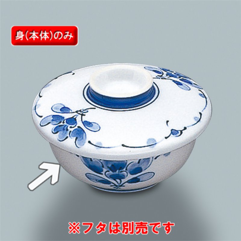 KYOEI ONLINE STORE / 強化磁器 茶碗蒸し蓋 (蓋) 青風 KF-824SEI