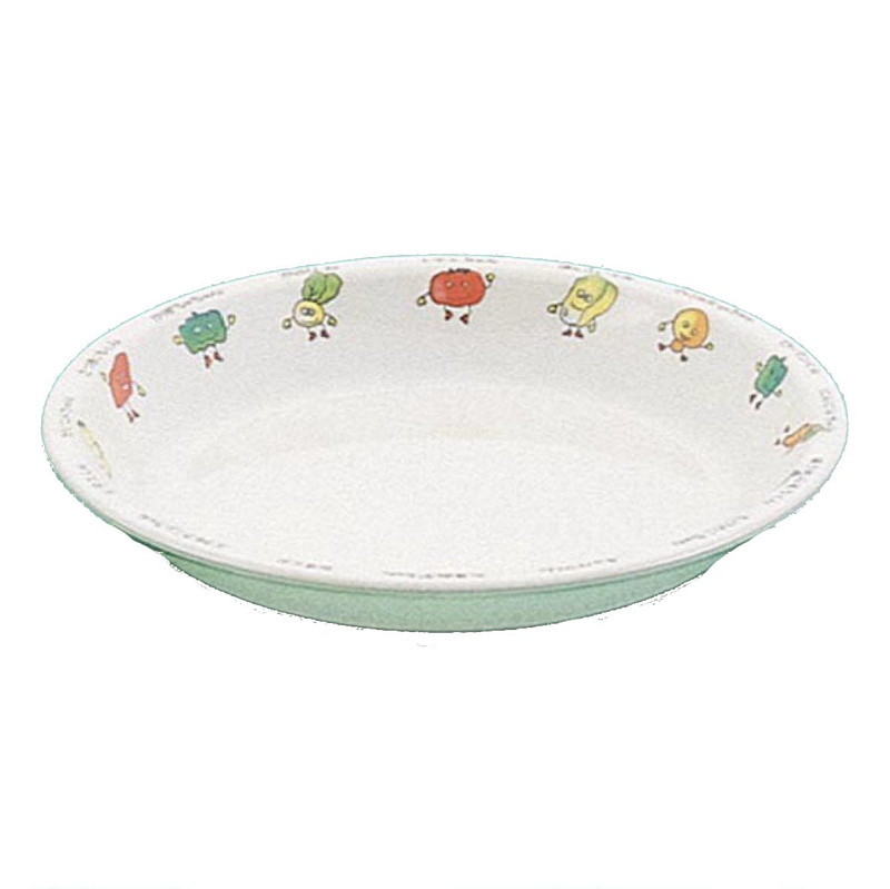 KYOEI ONLINE STORE / メラミン 菜皿 グリーンフレンド MS-12GF(200φ