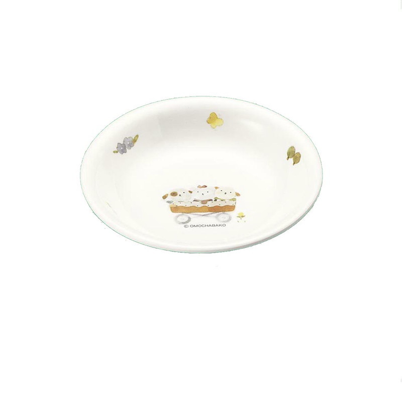 KYOEI ONLINE STORE / メラミン 深皿 グリーンフレンド MS-16GF(110φ