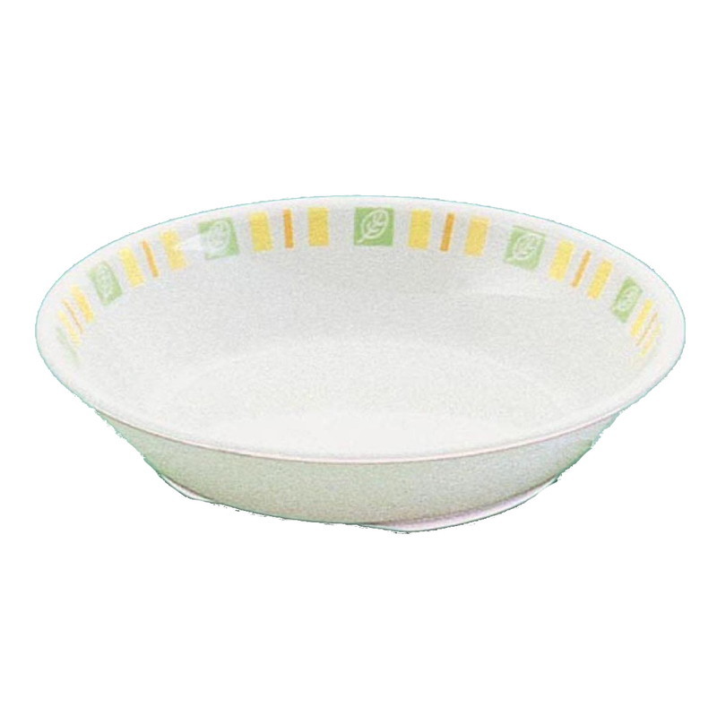 KYOEI ONLINE STORE / メラミン カレー皿 グリーンフレンド MS-2120GF