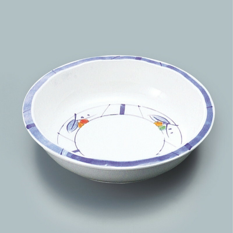 KYOEI ONLINE STORE / メラミン 丸深皿 夏目 MS-343NAM(165φ