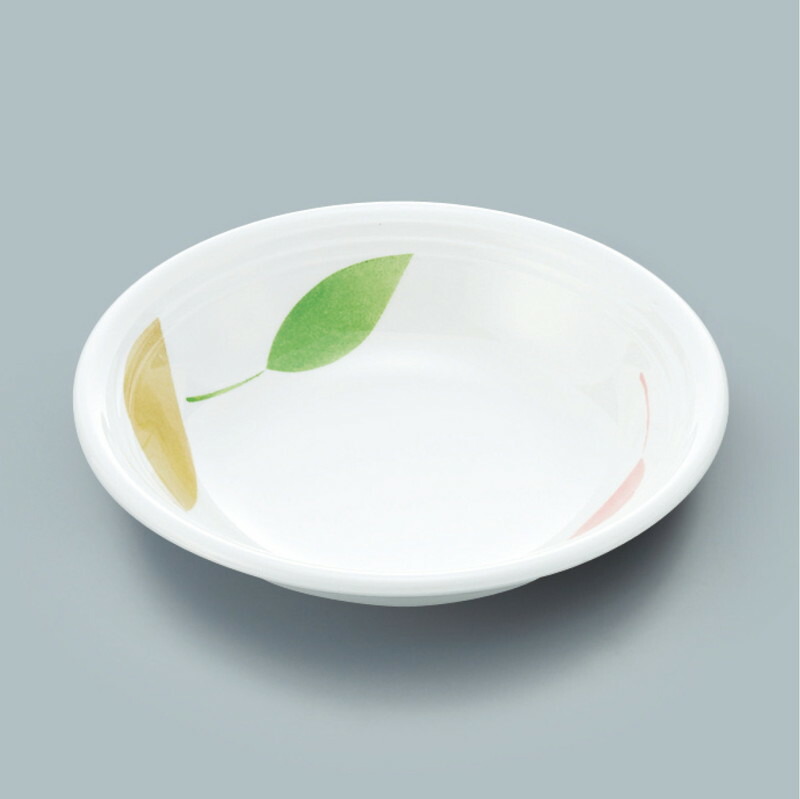 KYOEI ONLINE STORE / メラミン 角深皿 葉音 MS-555HNE(124×194×H32mm