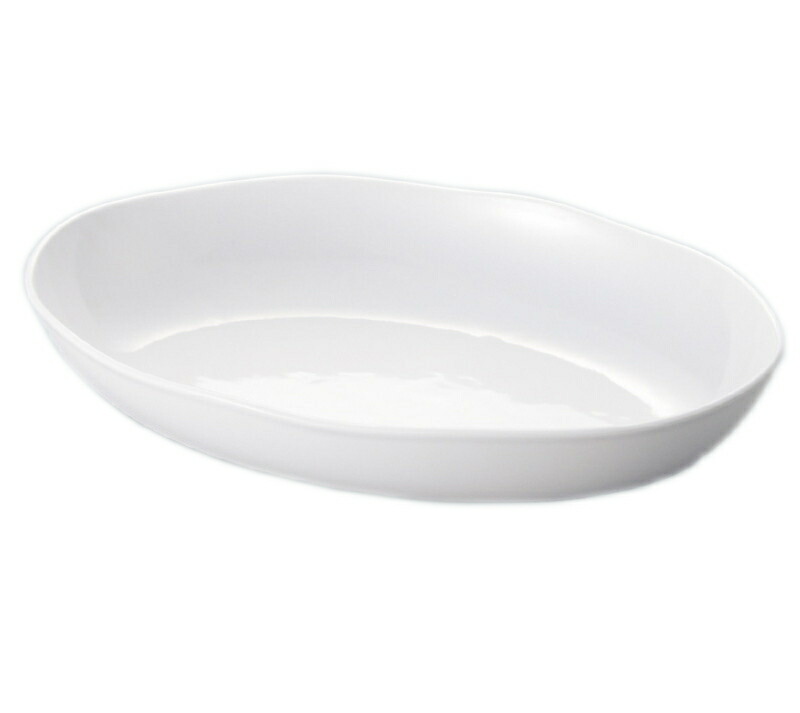 KYOEI ONLINE STORE / メラミン オーバル皿 グラシア ホワイト MS-848W