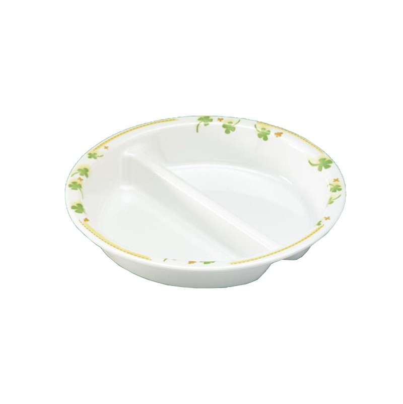 KYOEI ONLINE STORE / メラミン 三ツ仕切皿 ハッピー MS-878HPY(230