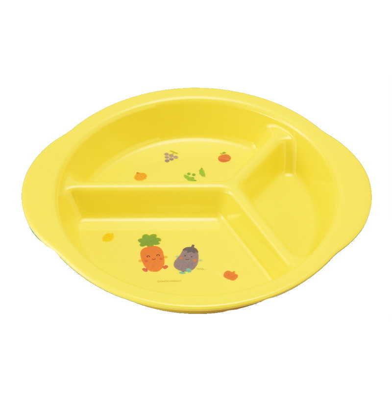 KYOEI ONLINE STORE / メラミン 三ツ仕切皿 サラダっこ MS