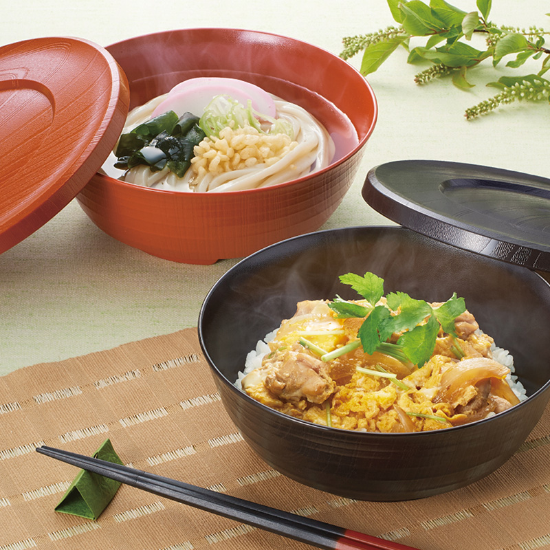 KYOEI ONLINE STORE / PES 丼蓋 リヒートウェアPES 黒茶 U-97KTI(176φ