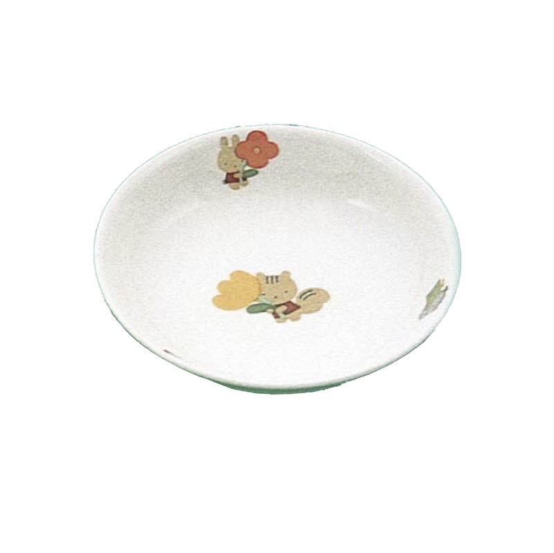 KYOEI ONLINE STORE / 強化磁器 深皿 もりのなかよし YS-11MOR(132φ